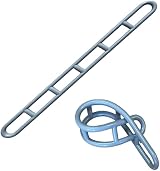 HowseHold Caravan Awning Ladders Pack 30 Extra Strong Straps High Wind view 5