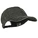 E4hats New Big Size Washed Cotton Ball Cap - Black (For Big Head)
