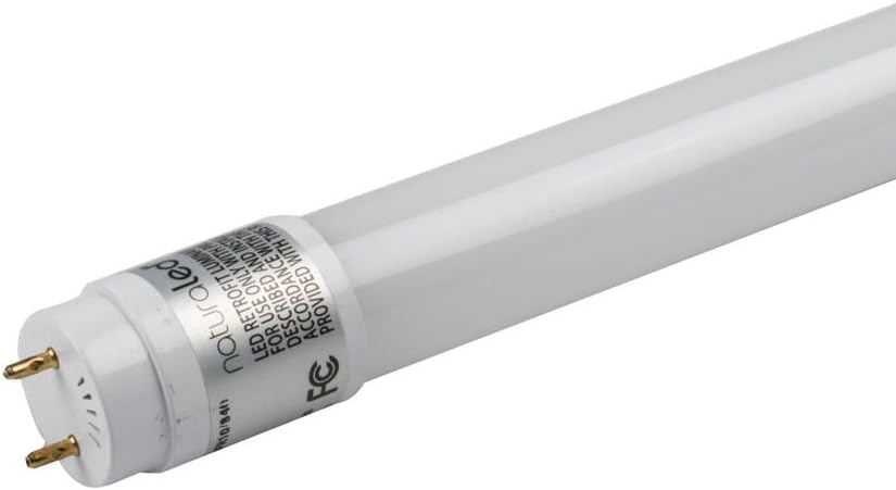 naturaLED 05951 - LED9T8/24FR10/840 2 Foot LED Straight T8 Tube Light Bulb for Replacing Fluorescents