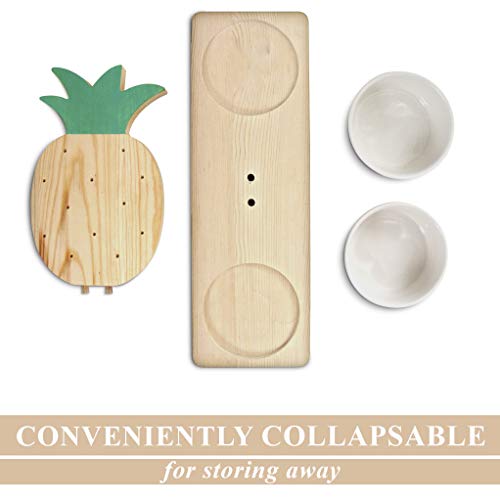 image for Appetizer Picks/Skewers Cocktail Set | Wood Pineapple Design | Perfect