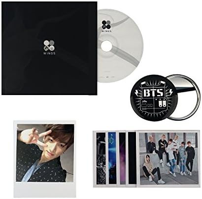 BTS 2nd Album - Wings [ W ver. ] CD + Photobook + Photocard + FREE