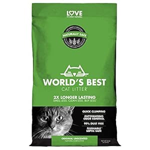 Worlds-Best-Cat-Litter-14lb-635kg-Original-Unscented Worlds Best Cat Litter 14lb (6.35kg) Original Unscented