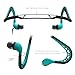 Sport Headphones with Microphone, Running Exercise Stereo Earbuds, in Ear Earphones 3.5mm Jack Earphones Neckband Workout Headsets for Running Gym Jogging Etc(Blue)