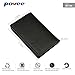 Povee Memory Card Carrying Case Microfiber Leather Bag Suitable for Micro SD Cards with 4 SD Card and 6 Micro SD Card Compartments