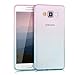 kwmobile Case Compatible with Samsung Galaxy A5 (2015) - Clear TPU Soft Smartphone Cover - Bicolor Dark Pink/Blue Matte