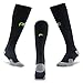PRO Compression Running Marathon Socks - Calf-Length Travel and Sports Compression Socks for Foot and Ankle Support - Black Unisex (Large/X-Large)