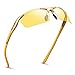 VEOAY HD Night Driving Glasses Anti Glare Polarized Night Vision Glasses Safe Driving Glasses for Men Women (yellow 7)