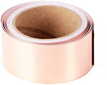Mobiz Copper Foil Shielding Tape for Guitars, EMI Shielding Conductive Adhesive (Size: 50MM x 10M)
