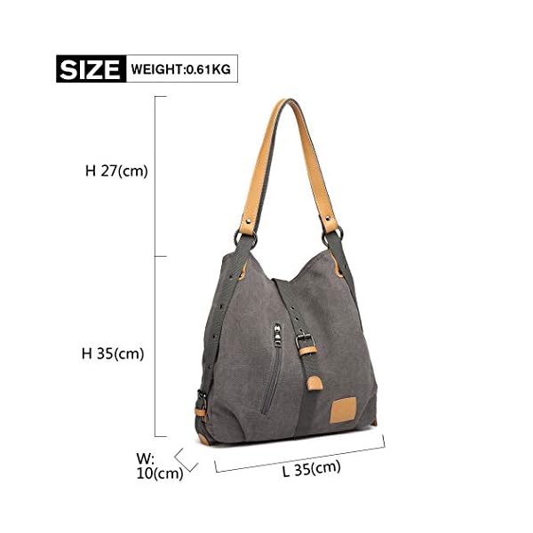 slouchy canvas backpack
