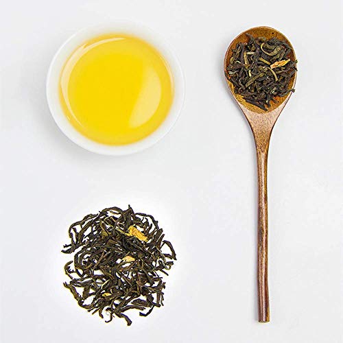 Yan Hou Tang Organic Jasmine Green Tea Loose Leaf - 100g Herbal Premium Chinese Leaves Naturally Flower Scented Tea for Antioxidants Stress Relieve