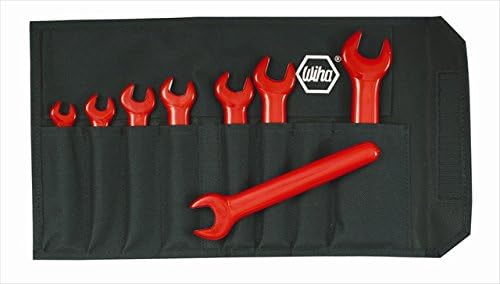 Wiha Tools 20093 Insulated Open End Metric Wrench Set - 8 Piece
