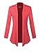 Hybrid & Company Super Comfy Flowy Womens Open Front Drape Cardigan