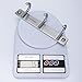 HOMEIDEAS Coat Hook Rack Wall Mounted 8-Inch SUS304 Stainless Steel Brushed Nickel Hook Rail with 3 Heavy Duty Hooks