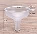 Small Dispensers Clear Plastic Funnels -10 Pack for Laboratory Chemicals, Science Party, Bottle Filling, Perfumes, Essential Oils, Kitchen, Arts & Crafts Supplies