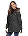 GRACE KARIN Womens Hooded Fleece Line Coats Parkas Faux Fur Jackets with Pockets