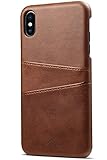 iPhone XS Max Wallet Phone Case Slim Leather Card Holder Shock Back Cover for iPhone XS Max 6.5