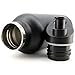 TOPOKO 25oz Hydro Double Wall Flask Stainless Steel Water Bottle, Bite Valve Top, Vacuum Insulated, Sweat Proof, Leak Proof Sports Thermos. Standard Mouth 25oz, BPA-Free, Keep Cold 24 Hours (Black)