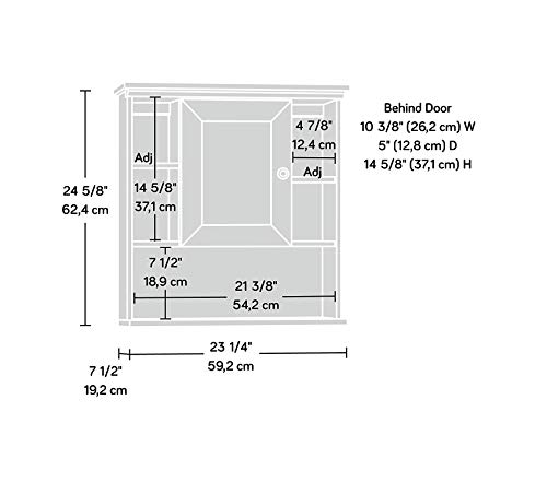 2 S%25D0%25B0ud%25D0%25B5r+Premium+Peppercorn+Wall+Cabinet