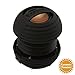 XBOOM Ceramic Mini Portable Capsule Speaker with Rechargeable Battery, Enhanced Bass+ and Ceramic Resonator - Black