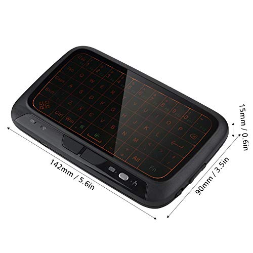 Ciglow Mini Wireless Touch Screen Keyboard 2.4G Backlit Keyboard for PC, Tablet, HTPC, IPTV, Internet TV, Smart TV, for Google TV, Android TV
