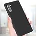 TOZO for Samsung Galaxy Note 10 Case Liquid Silicone Soft Protection Cover Black