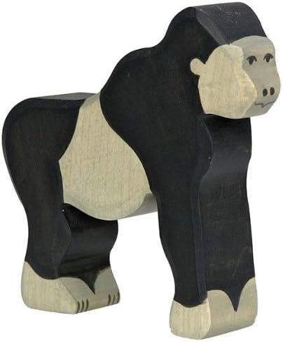Holztiger Gorilla Wooden Figure, Assorted Colours