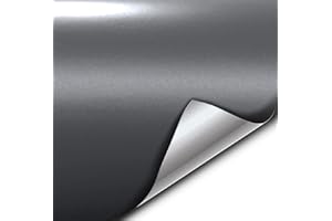 VViViD+ Matte Slate Grey (Grigio Telesto) Vinyl Wrap Adhesive Film - 1ft x 5ft
