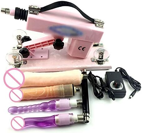COOCOl Great Gift 5ex Machine For Women With Free Big Size Europe AU USA Adapter Automatic Retractable ing Gun pink Machine,pinkm