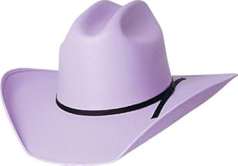 Outlaw Hat Co. Canvas Cowboy Hat Purple Kids Girls Cowboy