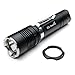 ThorFire VG10 Tactical Flashlight LED Torch Light 4 Modes 0.5 - 847 Lumen Use 18650 or CR123A Batteries for Camping Cycling Hiking Hunting (Flashlight ONLY)