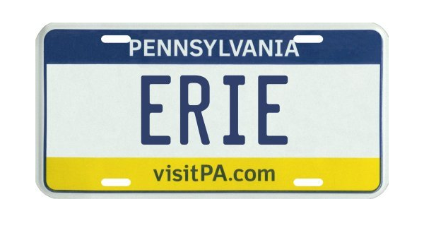 Amazon Com Vintage Plates Erie Pennsylvania Pa Aluminum License Plate Automotive