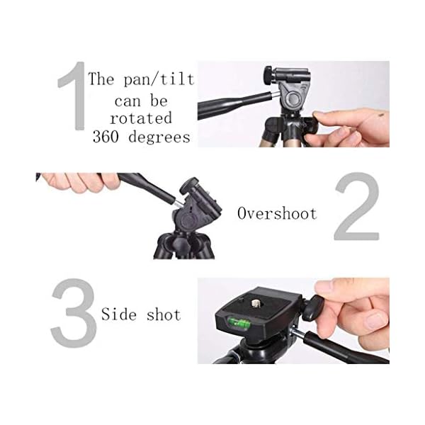 XYSQWZ Tragbares Metallstativ Outdoor-Reise Mobiltelefon Digitalkamera-stabilisator Live-Streaming Bodenstehendes… – Bild 6
