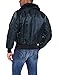 Alpha Industries Men's B-15 Nylon Flight Jacket, Replica Blue, Medium