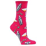 Hot Sox Women's Martini Shakers Crew Socks