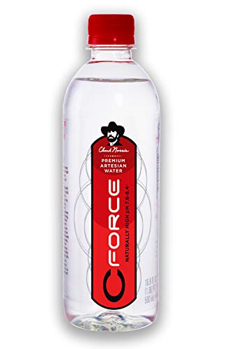 CForce Natural Artesian Bottled Water, Naturally High pH & Alkaline, 16.9 oz (500ml) (Pack - 24) - //coolthings.us
