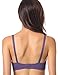 Gratlin Women's Padded Maternity Underwire Nursing Bra with Full Sling Gray purple 36DD