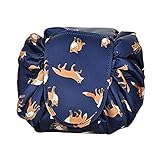 Toiletry Bag Travel Bag,Portable Fashion Drawstring Cosmetic Bag Large Capacity Waterproof Travel Makeup Pouch Magic Bag for Womens Girls,LYDZTION,Fox