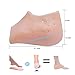 Sumifun Silicone Height Increase Socks Heel Lift Gel Insoles, High Increase Shoe Inserts Plantar Fasciitis Heel Protecto