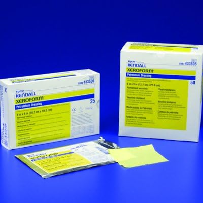 Petrolatum Impregnated Dressing Xeroform® 5 X 9 Inch Gauze Bismuth Tribromophenate / Petrolatum Sterile - 1xEA
