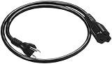AmazonBasics Extension Cord - 3 feet - US - Black