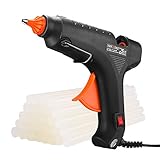 Tacklife GGO60AC 60w Hot Glue Gun with 30 Pcs EVA Glue Sticks Flexible Trigger Overheating Protection and Heating up Quickly Hot Melt Glue Gun for DIY Small Craft and Quick Repairs