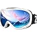 ZIONOR Lagopus Ski Snowboard Goggles UV Protection Anti Fog Snow Goggles for Men Women Youth primary