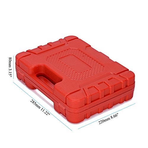 YITAMOTOR Brake Bleeder Kit Hand Held Vacuum Pump Tester Set Vacuum Gauge with Hoses Connector for Automotive - Thumbnail 3