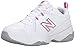 New Balance Women's WX608v4 Training Shoe, White/Pink, 8 B US