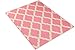 Ottomanson Glamour Collection Contemporary Moroccan Trellis Design Kids Rug (Non-Slip) Kitchen and Bathroom Mat Rug, 5'0