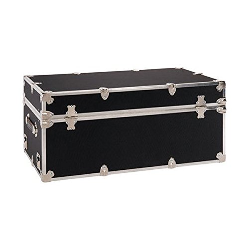 Rhino Sticker College & Camp Trunk with Wheels & Tray 32" L x 18" W x
