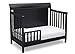 Delta Children New Haven 4-in-1 Convertible Baby Crib, Ebony
