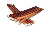 GigaBite by Best Pet Supplies - USDA & FDA Certified Odor-Free Value Pack Plain Beef Bully Sticks for Dogs - 100% All Natural Free Range Beef Pizzle- Healthy Dental Teeth Cleaning Dog Chews- Best Chewy Pet Treats (10 Pcs/Pack- 12 Inch)