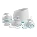 nanobebe Breastfeeding Baby Bottles Starter Set, Anti Colic Newborn Bottle Protects Breast Milk Nutrients, Breastfed Baby Bottles Set Includes Smart Warmer (ttpm Award Winner)