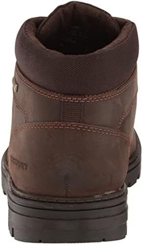 Rockport Men's Weather Ready English Moc Boot Ankle, Dark Brown